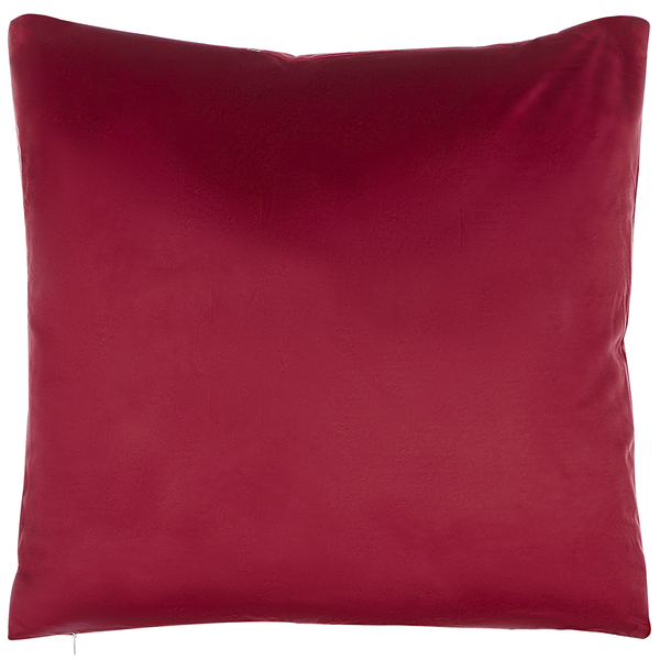 Dekokissen 2er Set CUPID Samtstoff 45 x 45 cm Rot Weihnachtsmotiv