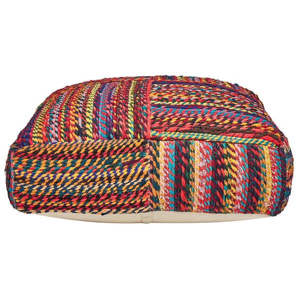 Pouf MEKHTAR Baumwolle Bunt 70 cm 70 cm 20 cm