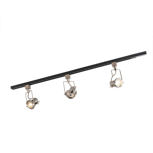 Smart 1-Phasen-Schiene schwarz mit Stahl inkl. 3 WiFi GU10 - Suplux