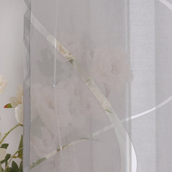 Dekoschals mit Muster für Fensterdekoration