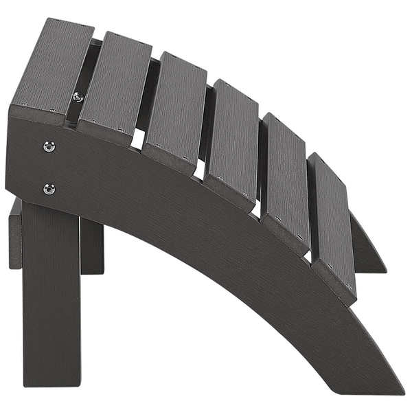 Garten Fußhocker ADIRONDACK Dunkelgrau
