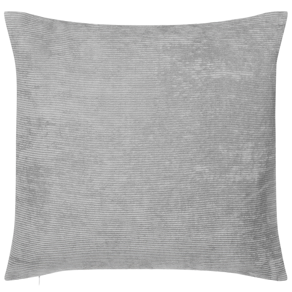 Dekokissen 2er Set NOLANA 45 x 45 cm Grau Ohne Muster