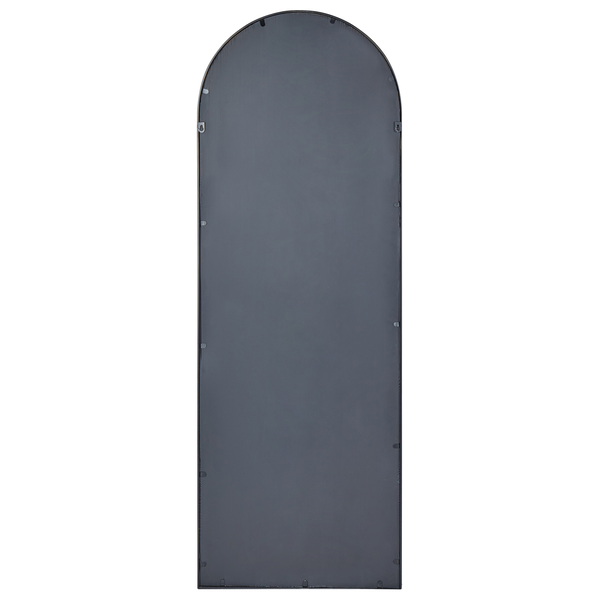 Rückseite eines Bogenspiegels mit Aufhängevorrichtungen