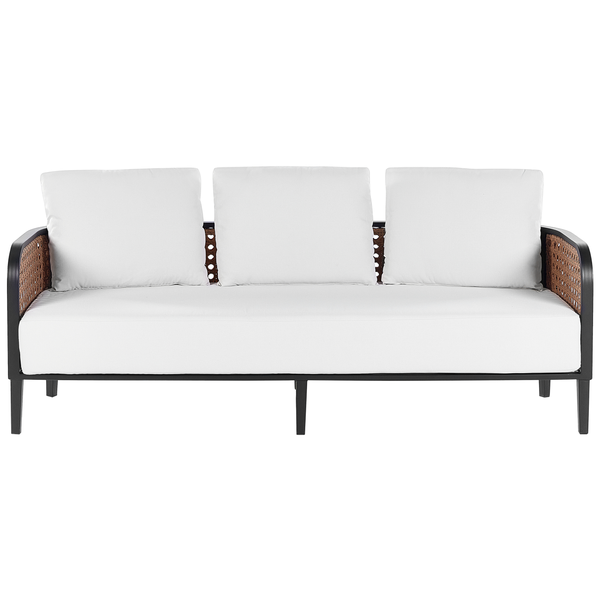 Gartensofa mit Rattan und Polster