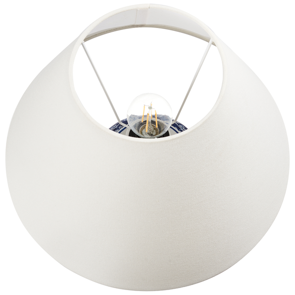 Tischlampe ANGELES Porzellan Blau