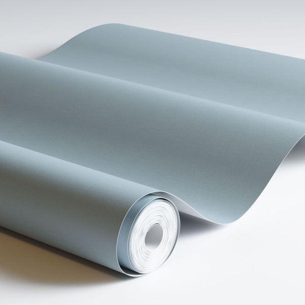 Duro Wallpaper Tapete Uni Blaugrau - 53 cm x 10.05 m - 662231