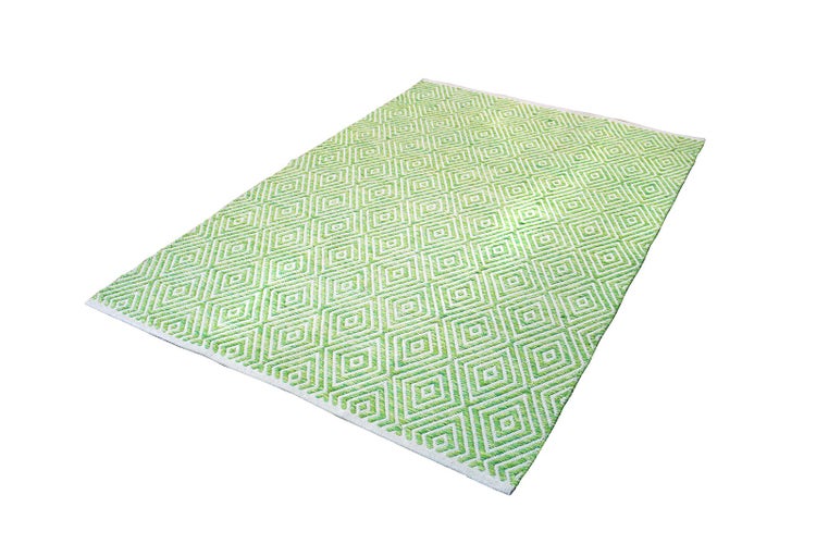Flachflor Teppich Ichiro Grün Modern 120 x 170 cm