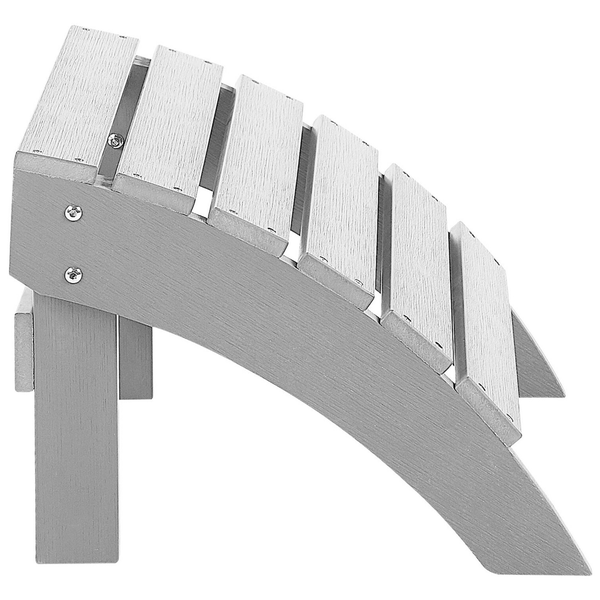 Fußhocker aus Holz für den Außenbereich