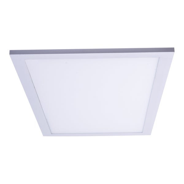 LED Aufbaupanel NICOLA, Aufbauleuchte aus Metall und Kunststoff mit fest verbauten LEDs in neutralweiß, Panel für Innenräume 29,5 x59,5 cm