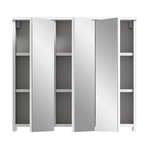 Mood Spiegelschrank Bad 3 Türen weiß. 65 X 20 X 60 cm