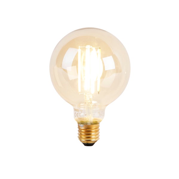 Smarte Deckenleuchte Gold 39 cm inkl. WiFi G95 - Johanna
