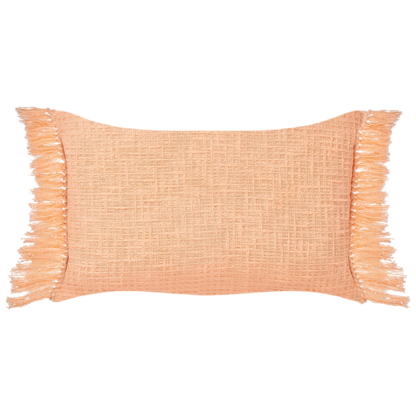 Dekokissen 2er Set TANSY Baumwolle 40 x 60 cm Orange Ohne Muster