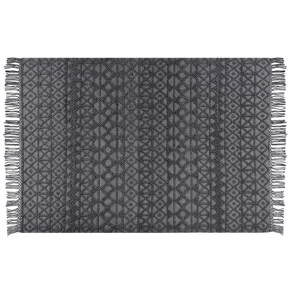 Teppich ALUCRA Schwarz 160 x 230 cm Wolle