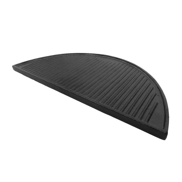 Halbrunde Grillplatte aus Gusseisen für Grills
