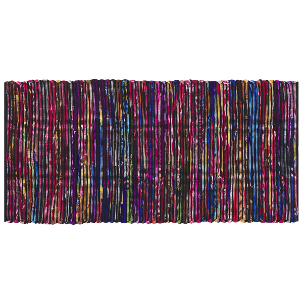 Teppich BARTIN Schwarz 80 x 150 cm