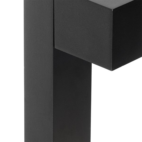 Industrielle stehende Außenlampe schwarz 35 cm IP44 - Baleno