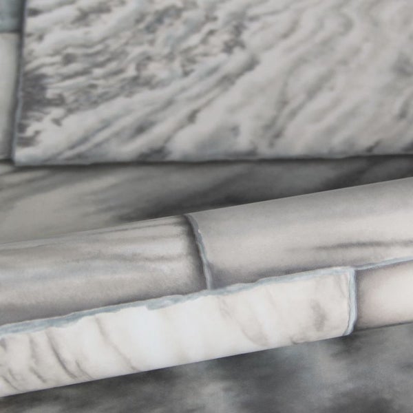 Origin Wallcoverings Tapete Marmor-Optik Hellbraun - 53 cm x 10.05 m - 337255