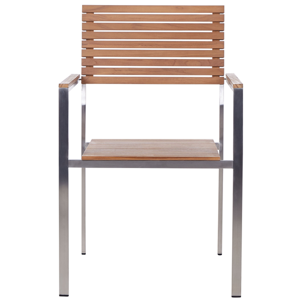 Gartenstuhl 6er Set VIAREGGIO FSC® zertifiziertes Teakholz Braun