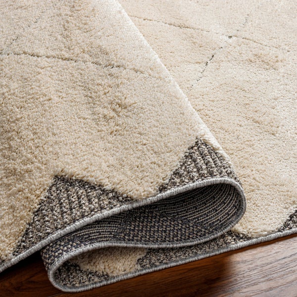 Etnhischer Berber Teppich Beige/Grau 167x220 cm ROMINA