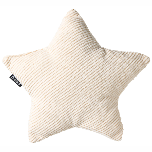 Sternförmiges Kissen aus Cord mit Beliani Logo