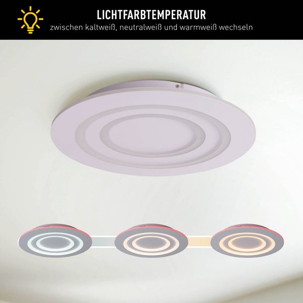 Deckenleuchte mit einstellbarer Lichtfarbtemperatur