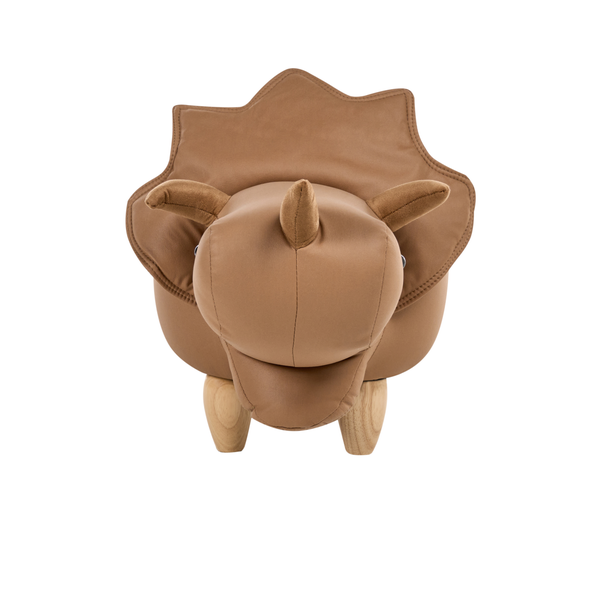 Triceratops Kinderhocker mit Holzbeinen