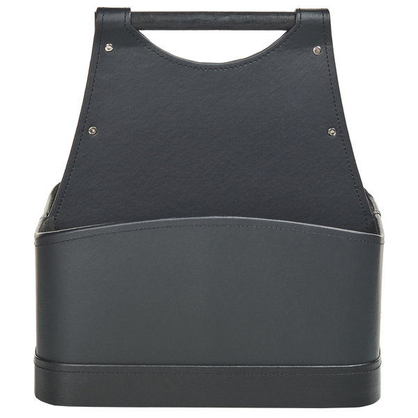 Werkzeugträger aus Leder mit Holzgriff