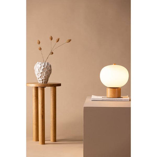 Cholet Beleuchtung Tischlampe 25x25x30cm natur. 25 X 25 X 30 cm