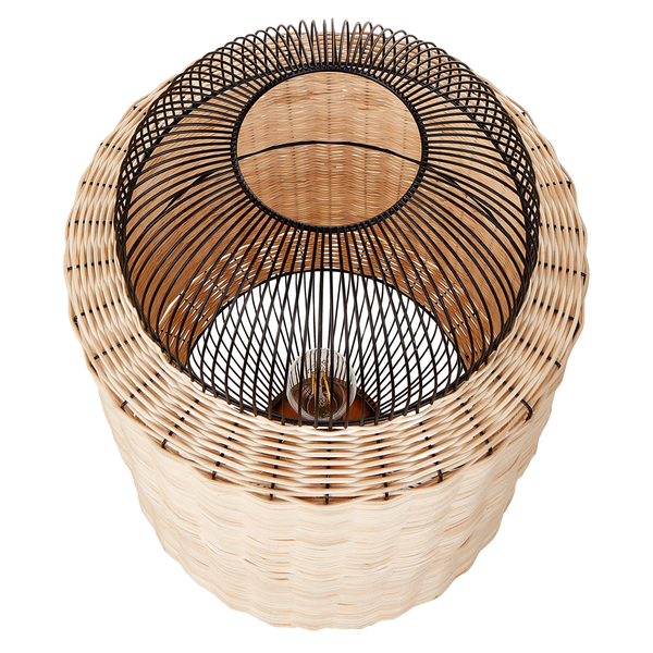Tischleuchte TANGANYIKA Rattan Naturfarben