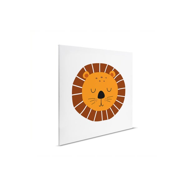 Leinwandbild mit Löwenmotiv für Kinderzimmer