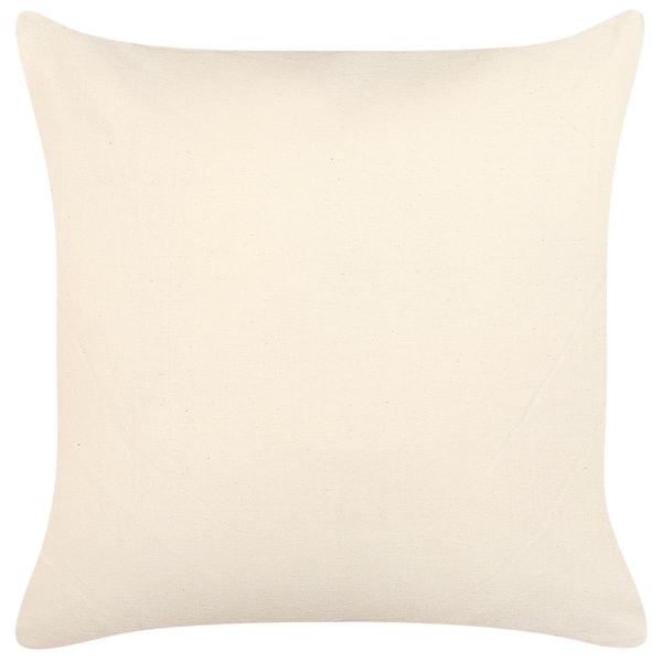 Dekokissen 2er Set RIVINA Baumwolle 45 x 45 cm Beige Streifenmuster