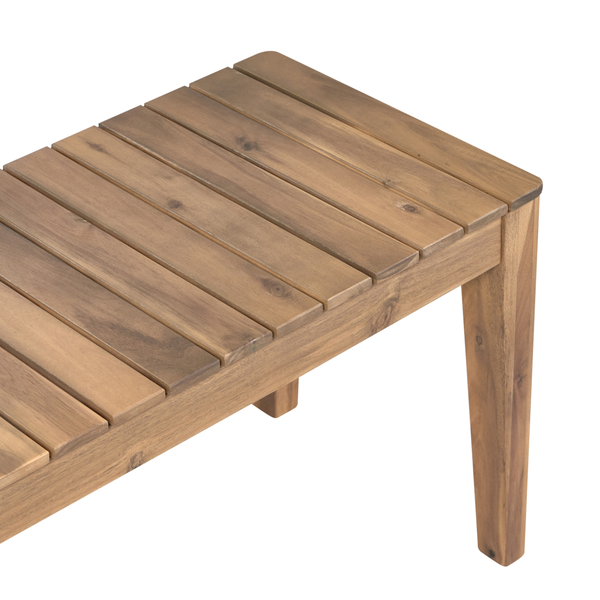 Gartentisch aus Holz mit Lattenrost-Tischplatte