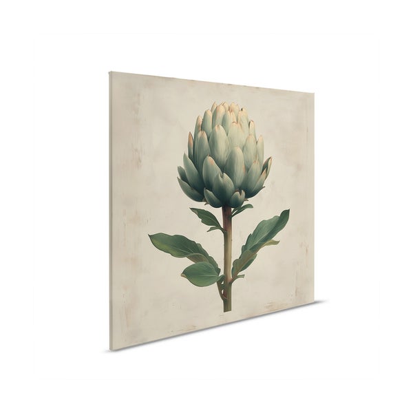 Gemälde einer Artischocke auf Leinwand