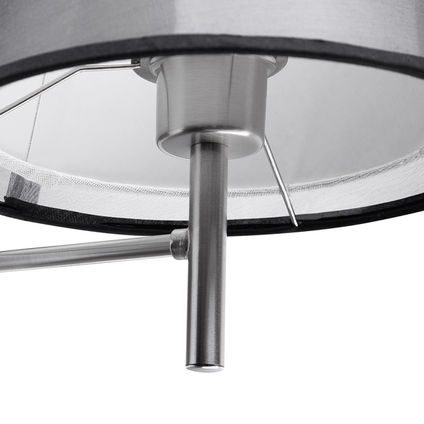 Wandlampe Deckenlampe COLUMBIA Metall Silber