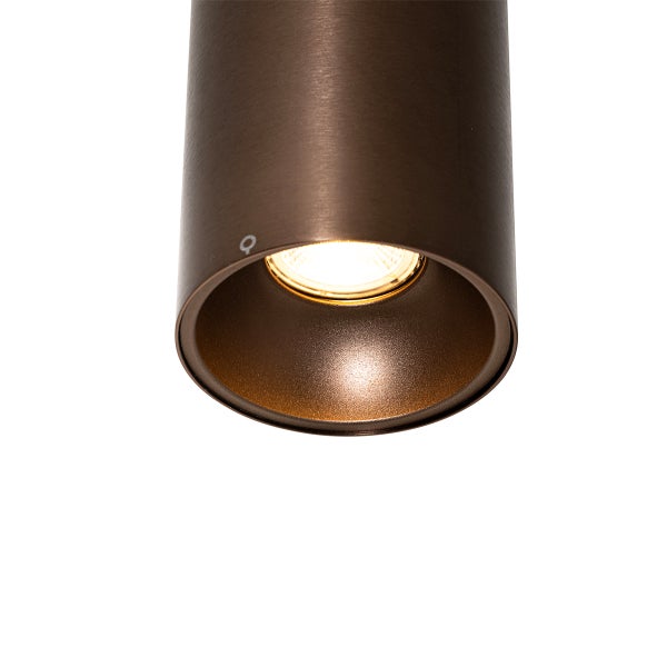 Moderner Aufbaustrahler Dunkelbronze GU10 50mm - Deep