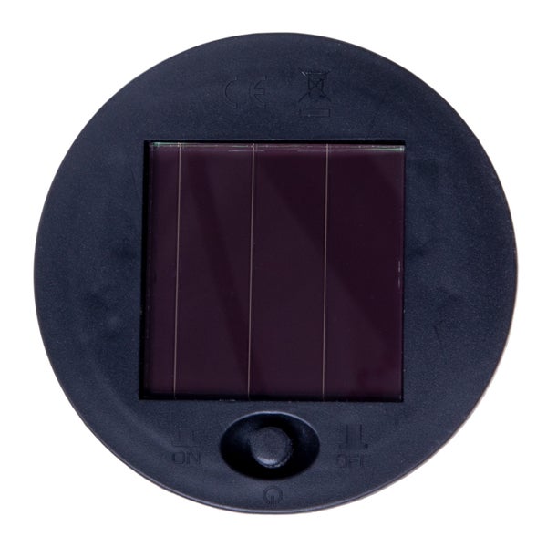 LED Solarleuchte Korbinian für Garten und Terrasse, Dekolampe aus Metall und Kunststoffschnurbespannung in natur, LEDs fest verbaut, Solar Lampe für Außen 30 x 18 cm
