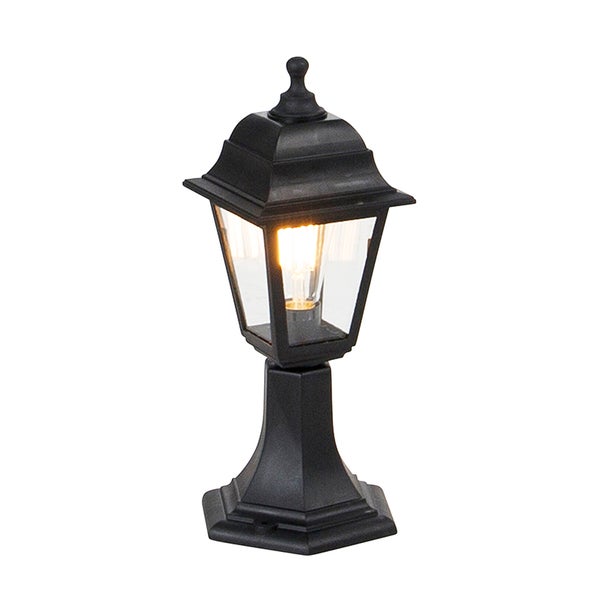 Klassische Außenstange schwarz 44 cm IP44 - Hauptstadt