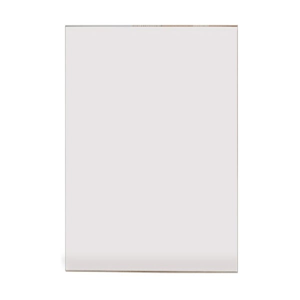 Rahmenloser, rechteckiger Wandspiegel mit glatten Kanten.