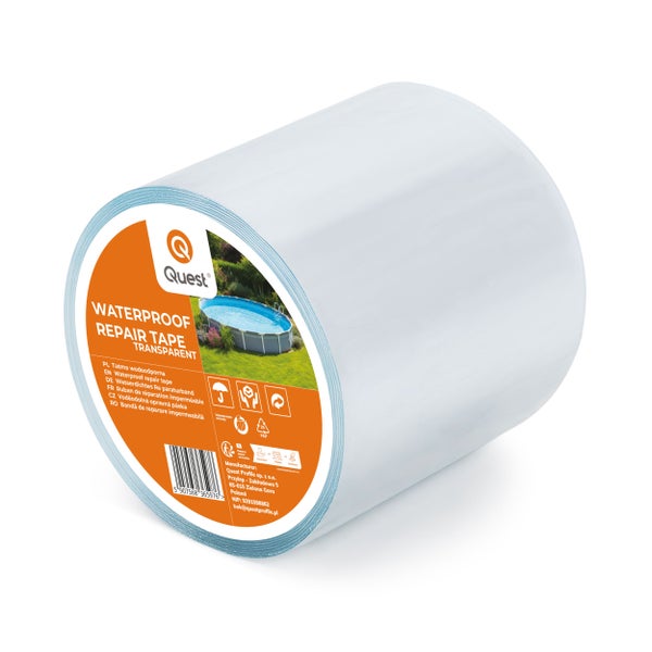 Quest wasserdichtes Reparatur-Klebeband, transparent