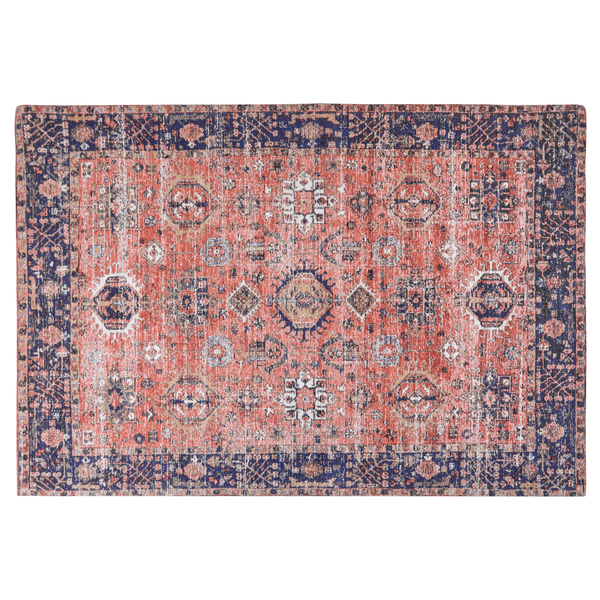 Teppich KURIN Rot 140 x 200 cm Baumwolle