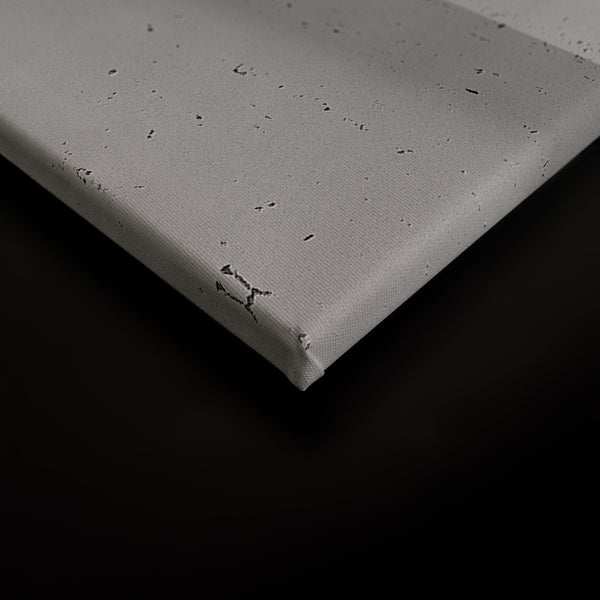 Leinwandbild mit Betonoptikstruktur auf Keilrahmen