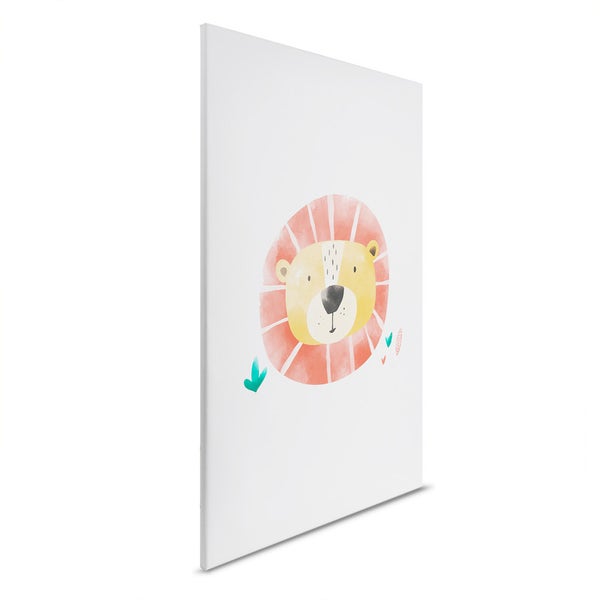 Leinwandbild mit Löwenmotiv