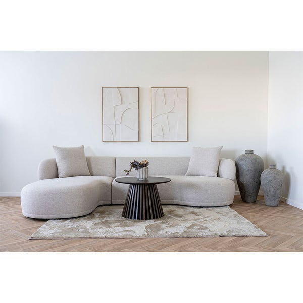 Miami Teppich 160x230 cm sandfarben. 160 X 230 X 1 cm