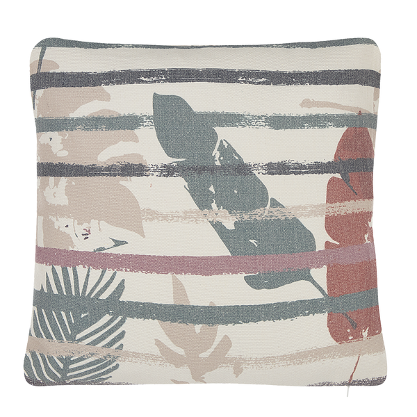 Dekokissen 2er Set BIDENS 45 x 45 cm Bunt Streifenmuster