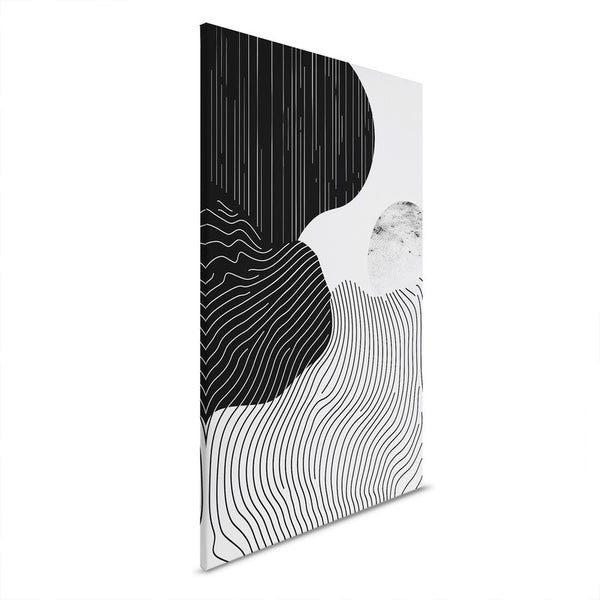 Dekoratives Leinwandbild mit abstraktem Design für die Wandgestaltung