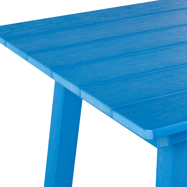 Garten Bartisch ADIRONDACK 60 cm 59 cm Kunststoff Blau