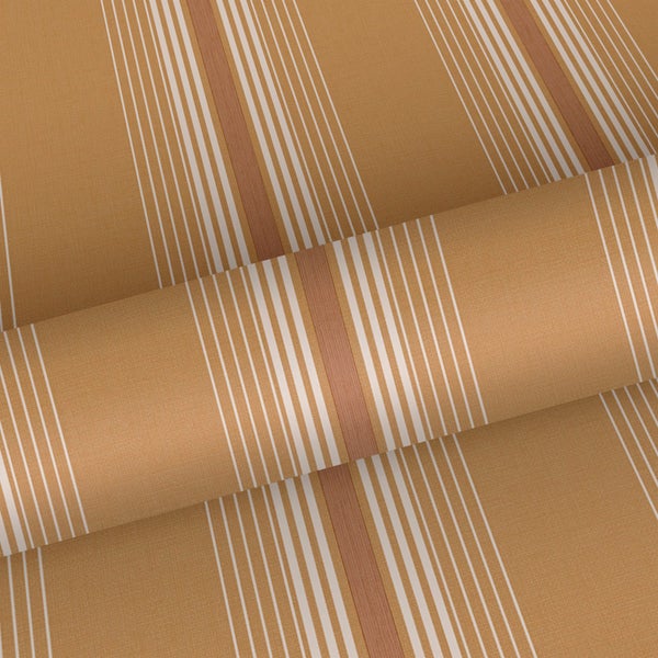 Sanders und Sanders Tapete Streifen Orange und Terrakotta - 53 cm x 10 m - 640545