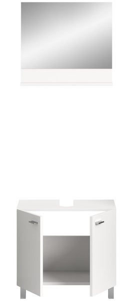 Waschtischunterschrank mit Spiegel für das Badezimmer