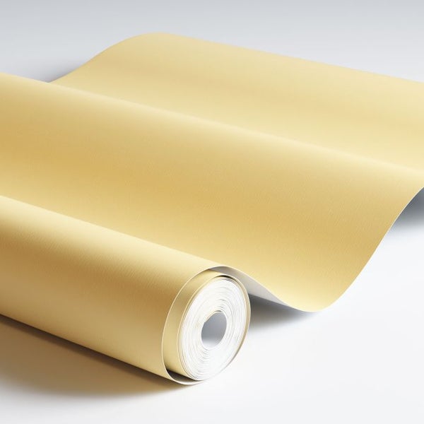 Duro Wallpaper Tapete Uni Gelb - 53 cm x 10.05 m - 662207