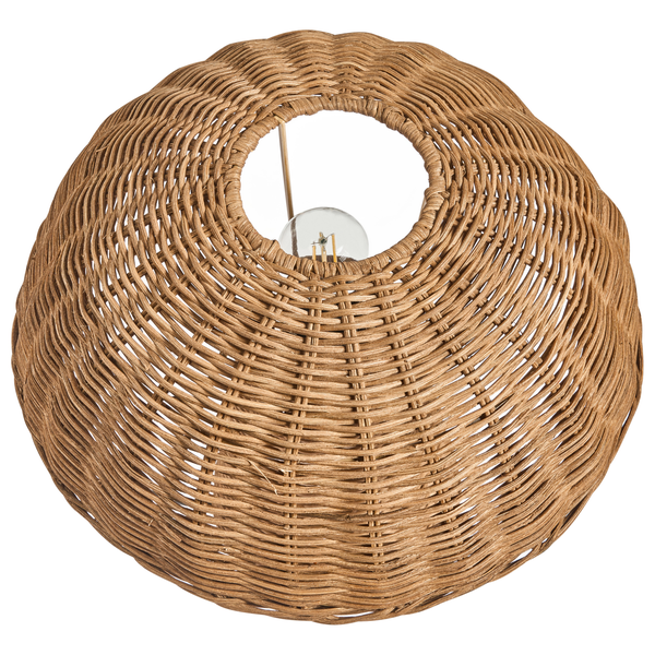 Pendelleuchte aus Rattan